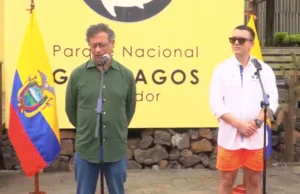 Noboa escala el choque con Petro y la crisis con Ecuador entra en una fase más peligrosa Gustavo Petro y Daniel Noboa en Galápagos en Diciembre 2024.