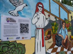 Murales de memoria en Colombia: víctimas y exmilitares construyen reconciliación en Huila Mural paloma de paz, personas, JEP