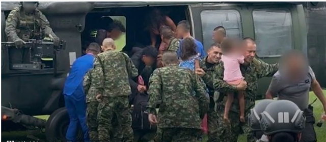 Militjares, rescate, menores de edad, policia